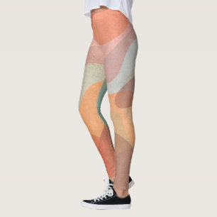 Unieke artistieke Leggings met levendige kleurpatr