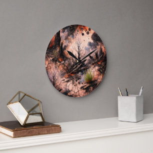 Unieke artistieke wandklok voor moderne inrichting