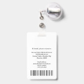 Unieke arts of chirurg of arts badge (Achterkant met uittrekbare clip)