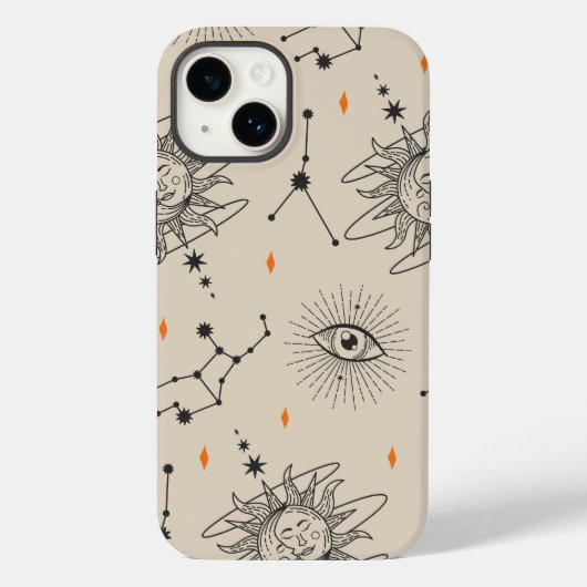 Unieke Astrologie telefoonhoes Case-Mate iPhone Case (Achterkant)