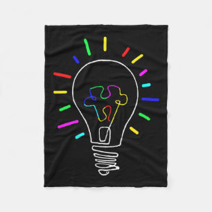 Unieke Autism Awareness Illustration for Autism Su Fleece Deken