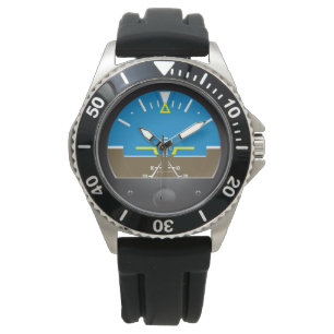 Unieke Aviator Watch: Kunstthorizon Horloge