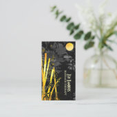 Unieke Aziatische Bamboe Massage Therapy Visitekaartje (Staand voorkant)