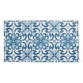 Unieke Azulejo Fleur De Lis Kussensloop (Achterkant)