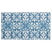 Unieke Azulejo Fleur De Lis Kussensloop (Voorkant)
