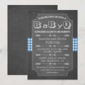 Unieke Baby shower BaByQ-uitnodiging Kaart (Voorkant / Achterkant)