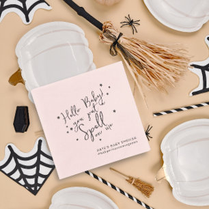 Unieke Baby Spell Halloween roze Baby shower papie Servet