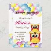 Unieke baby verjaardag kaart (Voorkant / Achterkant)