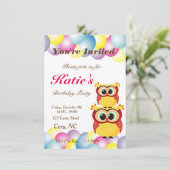 Unieke baby verjaardag kaart (Staand voorkant)