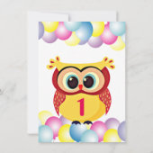 Unieke baby verjaardag kaart (Achterkant)