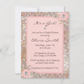 Unieke babyschoeisel - Roze, bruin Kaart (Voorkant)