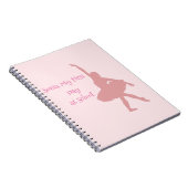 Unieke Ballerina themaschool Notitieboek (Rechterzijde)