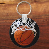 Unieke Basketbal Artwork Sleutelhanger (Voorkant)