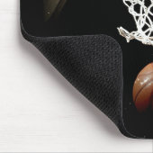 Unieke Basketbal Ball & Net Mousepad Muismat (Hoek)