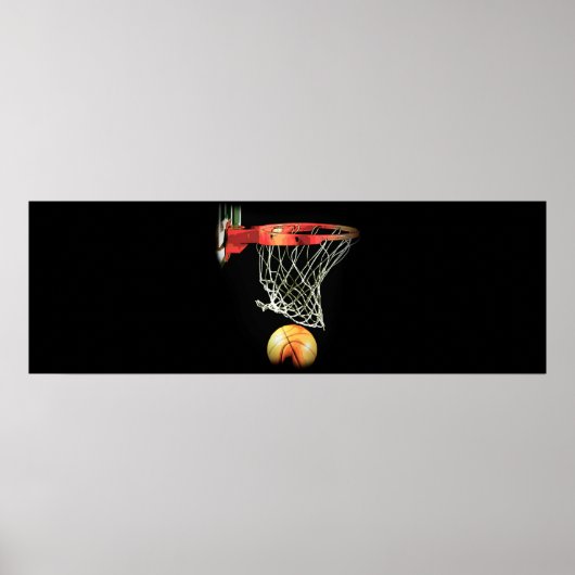 Unieke Basketbal Kunstwerk Deur Poster Print (Voorkant)