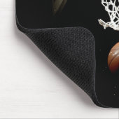 Unieke basketbal kunstwerk Mousepad Muismat (Hoek)