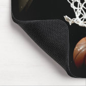 Unieke basketbal kunstwerk Mousepad Muismat (Hoek)