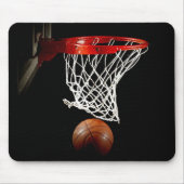Unieke basketbal kunstwerk Mousepad Muismat (Voorkant)