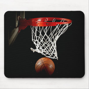 Unieke basketbal kunstwerk Mousepad Muismat