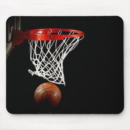 Unieke basketbal kunstwerk Mousepad Muismat (Voorkant)