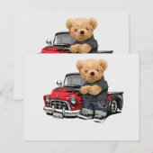 Unieke Beer Series-4 Briefkaart (Voorkant / Achterkant)