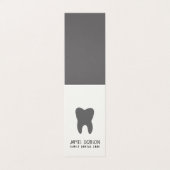 Unieke benoeming hedendaagse moderne Molaire Denti Visitekaartje (Buitenkant ongevouwen)