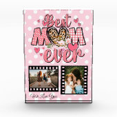 Unieke Beste Mam Ooit Aangepaste Fotocollage Fotoblokken (Voorkant)