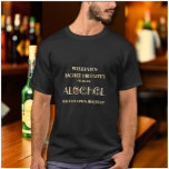 Unieke Bier Wijn Martini Bachelor Party T-shirt<br><div class="desc">Doe hier wat leuk mee als de jongens het feest vieren. Waarschijnlijk heb je nog nooit op deze manier naar alcohol gekeken -- met slechts een paar aanpassingen -- het bierglas; martini glas en natuurlijk het wijnglas. Als je ontwerpvragen hebt of een speciale vraag, stuur dan een chat en we...</div>