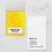 Unieke bierbrouwerij visitekaartje (Voorkant / Achterkant)