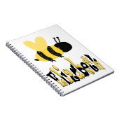 Unieke Bij Doodle Gepersonaliseerde Tekening Notitieboek (Rechterzijde)