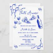 Unieke Blauwe Hand getekend Eigenzinnig Dat is Amo Kaart (Voorkant / Achterkant)