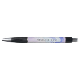 Unieke blauwe lavander marmer Iridescent Holograph Pen
