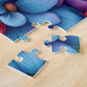 Unieke bloem #877 - legpuzzel (Zijkant)