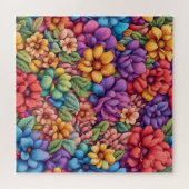 Unieke bloem #877 - legpuzzel (Horizontaal)