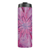 Unieke Bloemen Thermische Tumbler Thermosbeker (Voorkant)