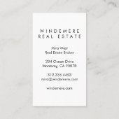 Unieke bloemen van de Broker Red Cactus van de Rea Visitekaartje (Achterkant)