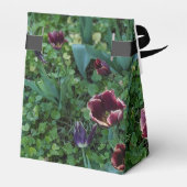 Unieke bloemenfoto bedankdoosjes (Achterkant)