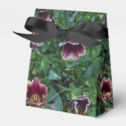 Unieke bloemenfoto bedankdoosjes (Voorkant Zijde)