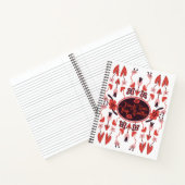 Unieke bloemontwerpen notitieboek (Binnen)