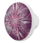 Unieke bloemstijl keramische knop (Rechts)