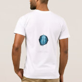 Unieke Blue Cross Compass Logo T-shirt (Achterkant)