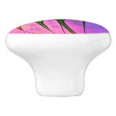 Unieke Bohemische, heldere bloemen, Kunstkasten Keramische Knop (Zijkant)