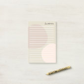 Unieke boho neutraal te doen post het notities met post-it® notes (Op bureau)