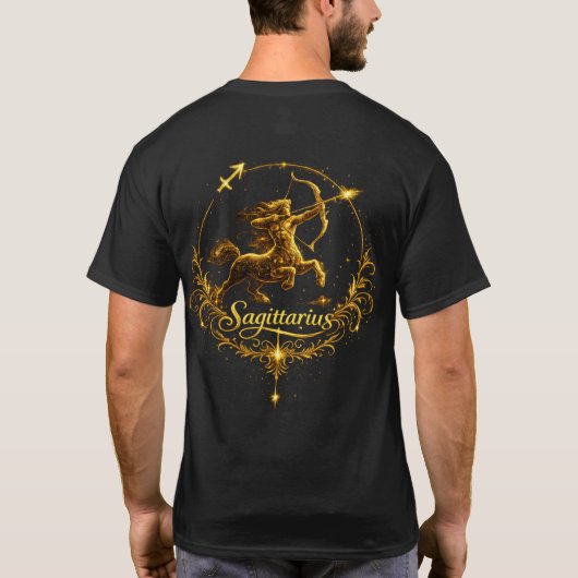 Unieke Boogschutter sterrenbeeld, sterrenbeeld T-S T-shirt (Achterkant)
