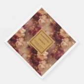 Unieke Bourgogne Gouden Boho Trouwdoek Servetten (Hoek)