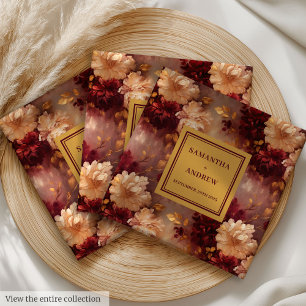 Unieke Bourgogne Gouden Boho Trouwdoek Servetten