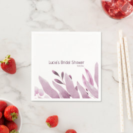 Unieke Bourgondië Grote Bladeren Bruiloftsshower Servet