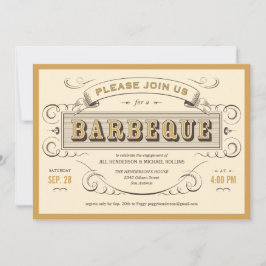 Unieke BQ-uitnodigingen Kaart