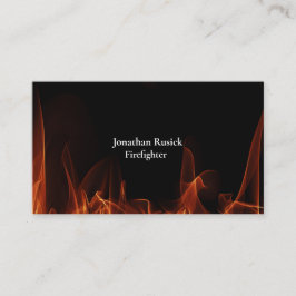 Unieke brandweerman visitekaartje