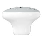 Unieke brandweerwagen keramische knop (Zijkant)